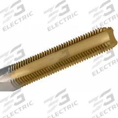 CLEVELAND Straight Flute Hand Tap: 1/4"-28 UNF, H2 / 2B, 4 Flute, Bottoming Chamfer (MPN C83954)