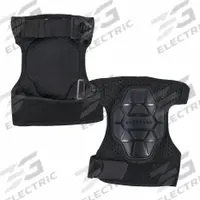 PROFLEX BY ERGODYNE Knee Pad: Universal, 2 Straps, Buckle/Hook-and-Loop, 1 PR (MPN 575). Key specifications — Cap Material: Thermoplastic Rubber; Color: Black; Pad Material: Foam; Strap Material: Elastic; Brand: PROFLEX BY ERGODYNE; Closure: Hook-and-Loop; Features: Pre-Curved Design; Latex Content: Contains Latex.