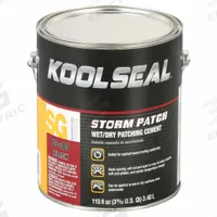 Roofing Sealant: Black, 1 gal, Putty Knife/Trowel (MPN KS0083300-16). Key specifications — Color: Black; Brand: KOOL SEAL; Container Type: Pail.