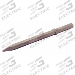 AMPCO Chisel: 1.125 in Shank Size, Hex, Round, 21 in Overall Lg, Non-Sparking (MPN C-8). Key specifications — attr294781: AMPCO; attr292728: Hex; attr292729: Round.