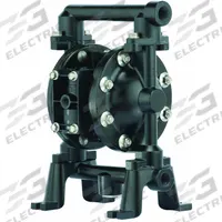 ARO Double Diaphragm Pump: Aluminum Body, 1/2 in, NPT Connection, 12.4 gpm, 255 ft Max. Head (MPN PD05R-AAS-PGG-B). Key specifications — Brand: ARO; Seat Material: PP; Check Valve Material: Buna-N.