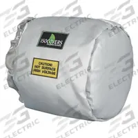 UNITHERM Insulated Pipe Jacket: For 0 in to 6 in Circumference, Fiberglass/Mineral Wool, 3 in Thick (MPN IH0212). Key specifications — Color: Gray; Cover Type: Hub Jacket for End Fittings; Fastening System: Quick Release Fabric Flap and Wiretwists; For Valve Type: Universal; Jacket Material: Silicone Coated Fiberglass Cloth; Brand: UNITHERM; For Fitting Type: End Cap.