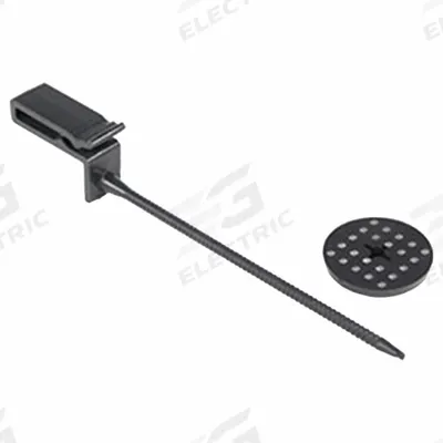 BIRD BARRIER Solar Panel Clips: Black, Plastic - Solar Panel Exclusion Accessories