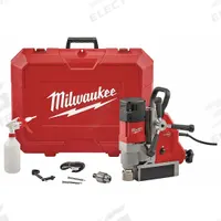 MILWAUKEE Drill Press: 475 RPM – 730 RPM, Permanent Magnet, 5 3/4 in Drill Travel, 120V AC (MPN 4274-21). Key specifications — attr1253941: Weldon; attr1253957: Permanent; attr1253912: MILWAUKEE.