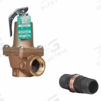 WATTS Temperature and Pressure Relief Valve: Section XIII ASME Section, MNPTF x FNPTF (MPN 1 LF40XL-4-125/210 FS). Key specifications — Brand: WATTS; Body Material: Copper Silicon Alloy.