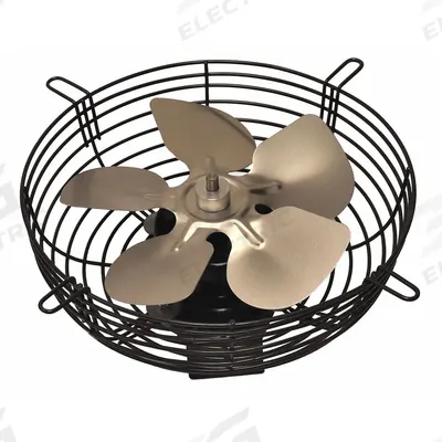 Dayton Guard-Mounted Exhaust Fan: 7 in Blade, 1/25 hp, Totally Enclosed Air Over - Guard-Mount Exhaust Fans