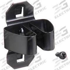 APPROVED VENDOR Standard Spring Clip: 1 1/2 in x 1 1/2 in, Screw-In, Surface, Black (MPN 5TPL9). Key specifications — Mounting Type: Surface; Color: Black; Accessory Type: Standard Spring Clip; Locking System: Screw-In; Brand: APPROVED VENDOR.