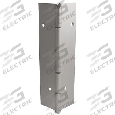MARKAR Piano Hinge: Steel, 8 ft Leaf Ht, 1 3/4 in Leaf Wd - Full Mortise-Mount Piano Hinges