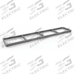 TENNSCO Shelf: 96 in x 18 in, 1,250 lb Load Capacity, Gray, Shelf (MPN ZLES-9618 MED GRAY). Key specifications — Includes: (3) 18 in Deck Supports; Shelf Configuration: Single Straight; Color: Gray; Frame Material: Steel; Brand: TENNSCO; Frame Finish: Zinc Plated; Product Type: Shelf.