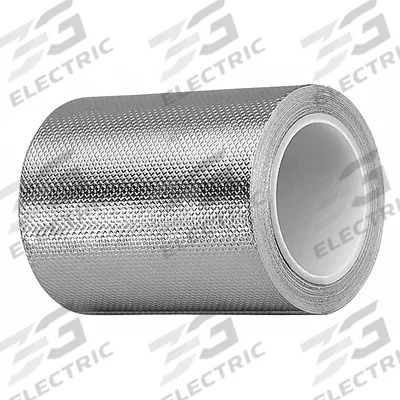 3M Conductive Electrical Tape: 23 in Wd, 1 yd Lg, 4 mil Thick, 600 V Volt Rating - Ultra-Conductive Embossed Foil Electrical Tape