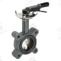 VIEGA PROPRESS Butterfly Valve: 2 1/2 in Pipe Size, Concentric, 200 psi Max. Pressure (CWP), Lug, 10 (MPN 22074). Key specifications — Brand: VIEGA PROPRESS; Handle Type: Lever; Disc Material: 316 Stainless Steel.