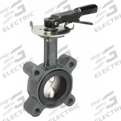 VIEGA PROPRESS Butterfly Valve: 2 1/2 in Pipe Size, Concentric, 200 psi Max. Pressure (CWP), Lug, 10 (MPN 22074). Key specifications — Brand: VIEGA PROPRESS; Handle Type: Lever; Disc Material: 316 Stainless Steel.