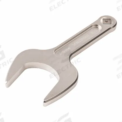 TEKTON Open End Wrench: Chromium Molybdenum Steel, Satin, 2 3/16 in Head Size - SAE, Single End, Open End Service Wrenches