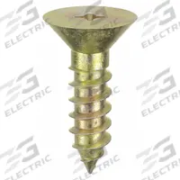 APPROVED VENDOR Concrete Anchor Screw: 1 in Overall Lg, 1/4 in Dia, Steel, Zinc Yellow, Flat, 100 PK (MPN 14100PS). Key specifications — Finish: Zinc Yellow; Material Grade/Class: Not Graded; Removable: Removable; System of Measurement: Inch; Tip Type: Pointed; Brand: APPROVED VENDOR; Screw Anchor Type: Concrete Screw Anchor; Anchor Type: Screw.