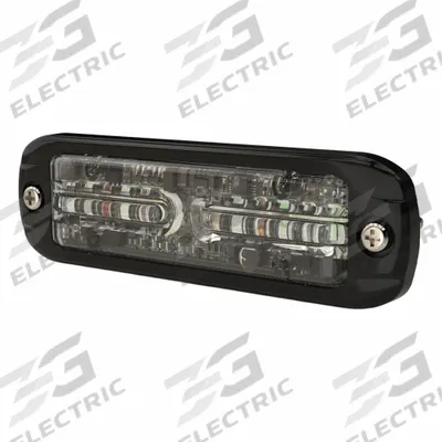 ECCO Warning Light: Emergency Vehicle Perimeter Light, Amber/Green, 3/8 in Overall Wd - Vehicle Perimeter Flashing Warning Lights