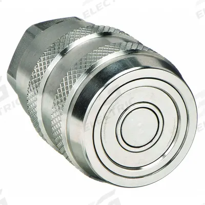 Parker Hydraulic Quick Connect Hose Coupling: 3/8 in Coupling Size - 71 Series Hydraulic Quick-Connect Coupling Bodies