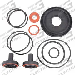 WATTS Backflow Preventer Repair Kit: Complete Rubber Parts Kit, 6A770, 009QT, Repair Kit, 009 (MPN RK 009SSM3 RT 1/4-3/4). Key specifications — Compatible Valve Size: 3/4 in to 1 in; Compatible with Grainger Part No.: 6A770; Compatible with Series: 009; Compatible with Mfr. Model No.: 009QT; Includes: Stem O-Rings.