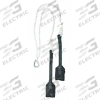 MSA Wrist Rescue Assembly: 5 in Lg, 400 lb Wt Capacity, Nylon, White (MPN 507002). Key specifications — Hardware Material: Nylon; For Use With: Confined Space/Head First Extraction System; Brand: MSA.
