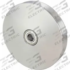APPROVED VENDOR Track Wheel: 7 7/8 in Wheel Dia., 1 3/8 in Wheel Wd, 2,204 lb Load Capacity, Steel (MPN DSPK 200K). Key specifications — attr1099880: No; attr1099886: Silver; attr1099891: APPROVED VENDOR.