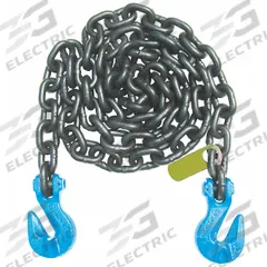 B/A PRODUCTS CO. Recovery Chain: 5/16 in Overall Hook Size, 100, 10 ft Overall Lg, Black, Steel (MPN G10-51610SGG). Key specifications — Material: Steel; Grade: 100; Hook Type: Cradle Grab; Attachment Style: Grab Hook; Color: Black; Brand: B/A PRODUCTS CO.; Equipment Color: Black.