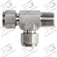 BRENNAN INDUSTRIES Single Ferrule Instrumentation Fittings: Compression x MNPT x Compression (MPN NS2605-06-04-06-SS). Key specifications — Series: NS2605; Compatible Fitting Brands: Parker CPI; Brand: BRENNAN INDUSTRIES.