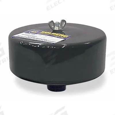 SOLBERG Filter Silencer: 1 in (M)NPT Inlet Size, 35 cfm, 4 in Overall Ht - Air Compressor Intake Filters & Silencers