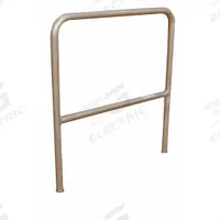 APPROVED VENDOR Handrail Section: Toe Board Not Included, Floor Mounted Rail Mounting, Round, Silver (MPN 5NPN4). Key specifications — Product Type: Handrail Section; Brand: APPROVED VENDOR; Color: Silver; Handrail Shape: Round; Material: Aluminum; Number of Rail Levels: Not Rated; Rail Mounting Style: Floor Mounted.