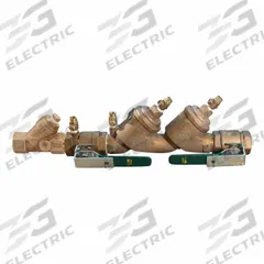 WATTS Double Check Valve Assembly: LF719, 1 1/2 in Pipe Size, FIP x FIP, 25.25 in Overall Lg, Bronze (MPN LF719-QT-S). Key specifications — Shut-Off Valve Type: Ball Valve; Connection Type: FIP x FIP.