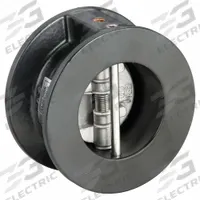 KECKLEY Check Valve: Double Disc, Inline Valve Body, 2 in Pipe Size, Wafer, Cast Iron, Wafer, Wafer (MPN DD1F-CI-34136-200). Key specifications — Brand: KECKLEY.