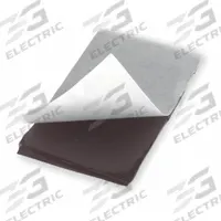 THOMAS & BETTS Electrical Tape: Strip, 3 in Wd, 5 in Lg, 6 mil Thick, Vinyl, Rubber, Black, 10 PK (MPN AC5X3). Key specifications — Series: AC.