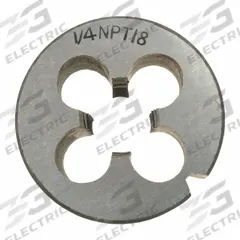 WESTWARD Alloy Steel Die, 1/4-18 NPT: CCT1060-15, Die