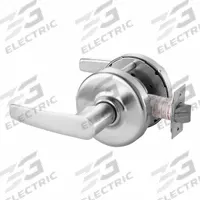CORBIN Door Lockset: Dummy Lever Locksets, Chrome, ADA Compliant (MPN CLX3370 AZD 626). Key specifications — Ligature Resistance: Not Ligature-Resistant; Brand: CORBIN; Visual Indicator Message: No Message; Lockset Style: Armstrong Lever; ADA Compliant: Yes; Finish: Satin Chromium-Plated.