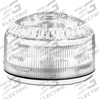 FEDERAL SIGNAL Beacon Warning Sounder Light: 120 to 240V AC/12 to 24V AC/DC - Tone Alarms with Multimode Light