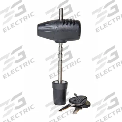 REESE Receiver Lock: Universal, Silver, (2) Flat Keys - Coupler Locks