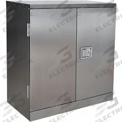 APPROVED VENDOR Wall Cabinet: 30 in x 12 in x 30 in, Solid, 1 Fixed Shelf, Paddle Handle & Keyed (MPN 6MNU8). Key specifications — Duty Rating: Heavy Duty; Cabinet Material: Stainless Steel; Assembled: Unassembled; Cabinet Color: Gray; Brand: APPROVED VENDOR.