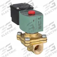 REDHAT Solenoid Valve: 2-Way, Normally Closed, 1/2 in Pipe Size, 110V AC/120V AC, Watertight (MPN JKF8210G094). Key specifications — Pipe Size: 1/2 in; Voltage: 110V AC; Brand: REDHAT; Coil Enclosure: Watertight.