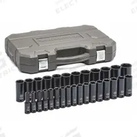 GEARWRENCH Socket Set: 3/8 in Drive Size, 8 mm to 36 mm Socket Size Range, Manganese Phosphate, SAE (MPN 84935N). Key specifications — attr1204251: GEARWRENCH; attr1215453: 3/8 in; attr1215454: 8 mm to 36 mm; attr1224229: Friction.