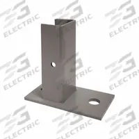 LYON LLC Footplate: 3 1/2 in x 2 in x 3 3/8 in, Bulk Storage Rack, Steel, Powder Coated, Gray (MPN DD65130). Key specifications — Manufacturer Part Number: DD65130; Material: Steel; Compatible Product Type: Bulk Storage Rack; Finish: Powder Coated; Includes: Hardware; Brand: LYON LLC; Color: Gray.