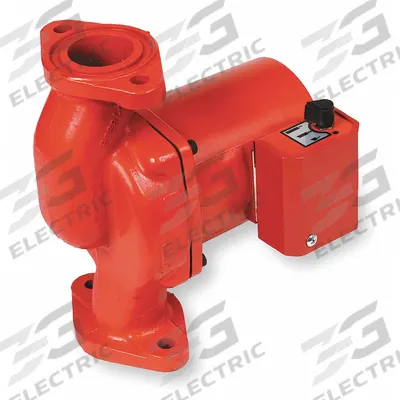 BELL & GOSSETT Hydronic Circulating Pump: 1/6 hp HP, 115V AC, Cast Iron, 3, 45 gpm, 28 ft Max. Head - General-Purpose Inline Circulator Pumps