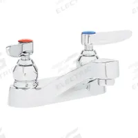 T&S BRASS Low Arc Bathroom Faucet: Brass, Polished Chrome Finish, 2.2 gpm Flow Rate, Centerset, Arc (MPN B-0871). Key specifications — Brand: T&S BRASS.
