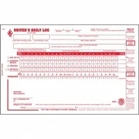 JJ KELLER Detailed Drivers Logbook: Driver's Daily Log Book, Carbonless, English, 3-Ply, 31 Forms (MPN 8555). Key specifications — Forms Included: Daily Log Summary; Features: Includes Record of Duty Status Regulations on the Inside Back Cover; Format: Book; Includes Carbon: Carbonless; Language: English; Log Type: Driver's Daily Log Book; Ply Count: 3-Ply.