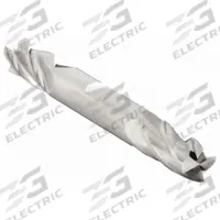 CLEVELAND Square End Mill: Carbide, Double End, 4 Flute, 7/32" Mill Dia, 9/16" LOC, 3-1/2" OAL (MPN C60278)