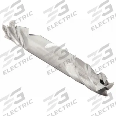 CLEVELAND Square End Mill: Carbide, Double End, 4 Flute, 7/32" Mill Dia, 9/16" LOC - Double-End Carbide Square End Mills for Aluminum