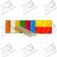 ALDON Nylon Flag: Handheld Warning Flag, 12 1/2 in x 15 in Flag Size (H x W), 4015-20. Key specifications — Product Type: Handheld Warning Flag; Color: Red; Brand: ALDON.