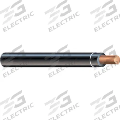 SOUTHWIRE Building Wire: Copper, 10 AWG, 1 Conductors, Stranded, Black, 500 ft Lg - Copper XHHW/XHHW-2 Building Wires