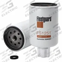 FLEETGUARD Automotive Fuel Filter: 12 13/16 in Overall Lg, 3 in Outside Dia, Diesel Fuel, Diesel (MPN FS1251). Key specifications — attr1137520: BF1226; attr1137521: FS1251; attr434022: FLEETGUARD; attr1017112: Trucks; attr1017113: Sterling Truck.