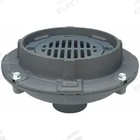 ZURN Floor Drain: 12 in Overall Dia, 3 in Nominal Pipe Size, No Hub, Cast Iron, Cast Iron, Slotted (MPN Z554-3NH). Key specifications — Connection Type: No Hub; Brand: ZURN; Includes: Sur-Set bucket.