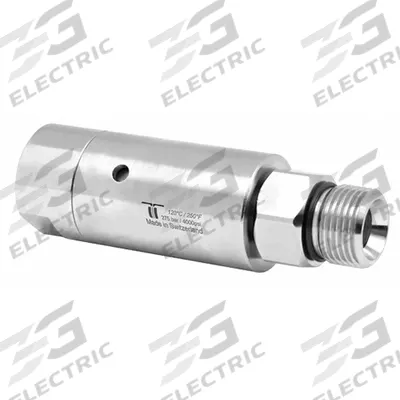 MOSMATIC Rotary Union: Straight, Nickel-Plated C38500 Brass, 1 Passages, 3/8 in Rotating Shaft - Brass Rotating Joints & Unions