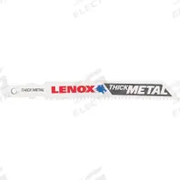 LENOX Jigsaw Blade: 14, 3 5/8 in Blade Lg, Bi-Metal, Bi-Metal, T Shank, Ferrous Metals/Steel, 3 PK (MPN 1991595). Key specifications — attr1097716: Thick Metal; attr1097715: Bi-Metal; attr1097719: 14; attr1097721: Bi-Metal; attr1097728: LENOX.
