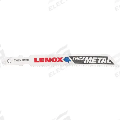 LENOX Jigsaw Blade: 14, 3 5/8 in Blade Lg, Bi-Metal, Bi-Metal, T Shank, Ferrous Metals/Steel - Metal-Cutting Blades